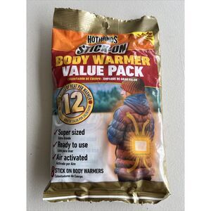 HotHands‎ Adhesive Body Warmer Value Pack Long Lasting 8 Warmers